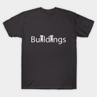 Buildings artistic design T-Shirt